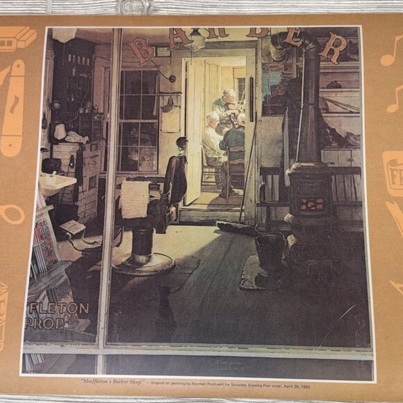 Norman Rockwell Saturday Evening Post Laminated Placemats Set Of 4 Vintage 1973 - Picture 9 of 16